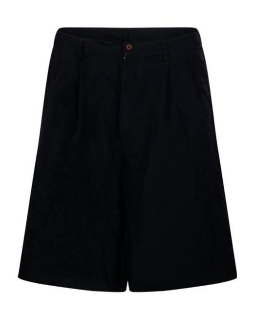 Comme des Garçons Black Comme Des Garçons Shirt Pleated Shorts for men