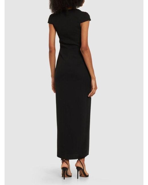 16Arlington Black Strapless Dress With Split Waistband