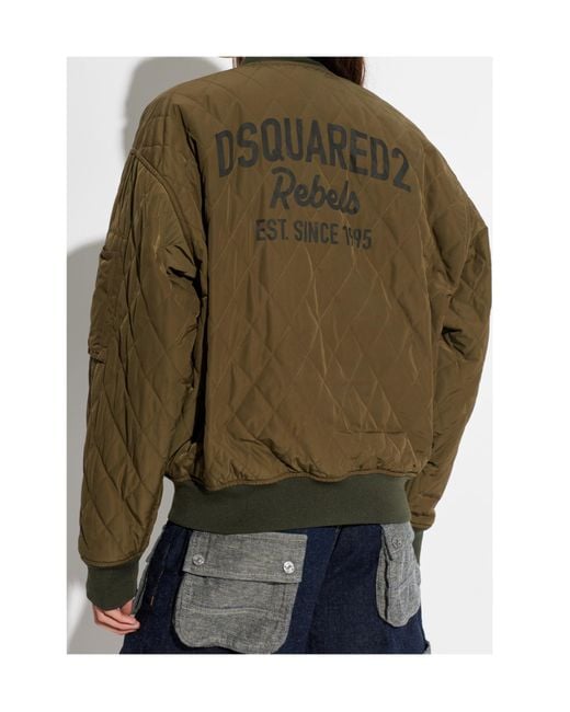 DSquared² Green Rebels Bomber Jacket