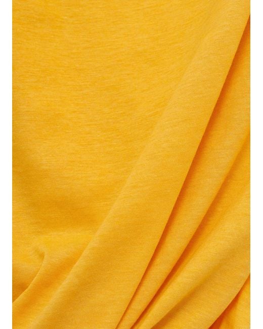 Baserange Yellow Short-Sleeved Top