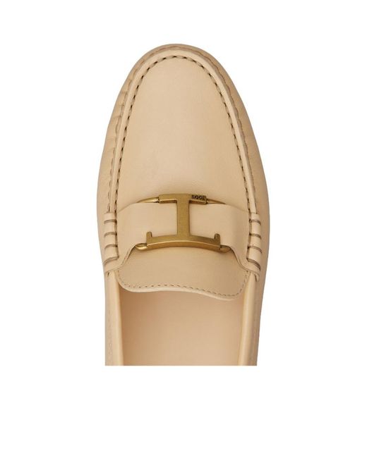 Tod's Natural T Timeless Gommino Driving Shoes