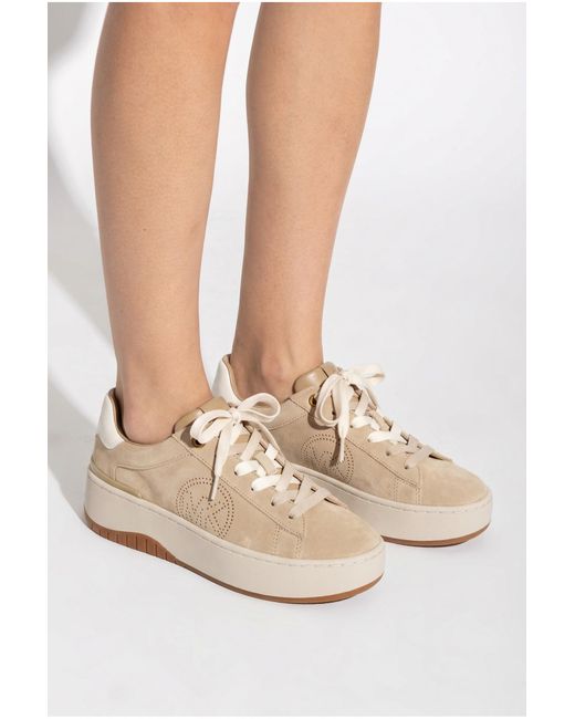 MICHAEL Michael Kors Natural Dottie Platform Sneakers