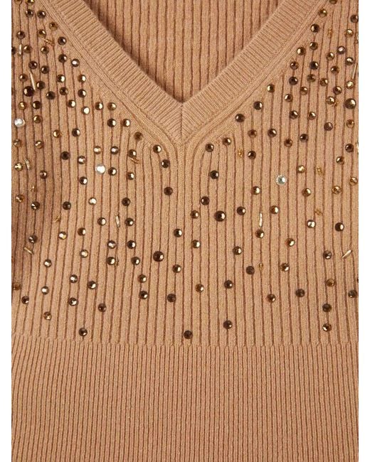 Max Mara Brown Long-Sleeved Knitwear