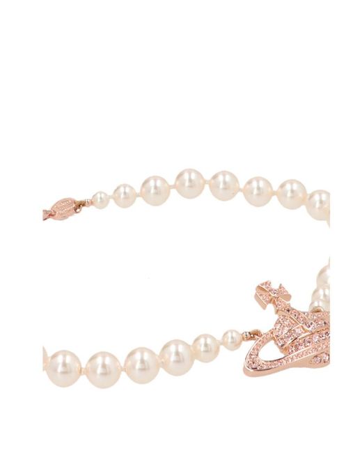 Vivienne Westwood Metallic Orb Charm Necklace