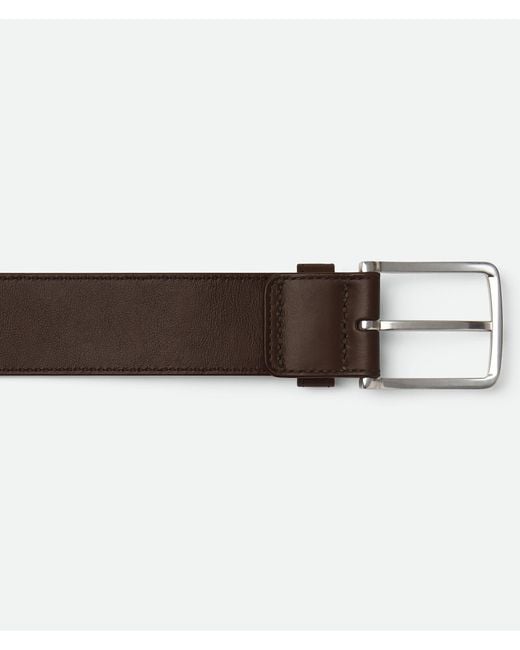 Bottega Veneta Black Intrecciato Belt for men