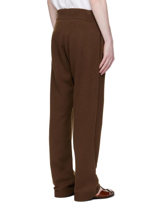 Entire studios Brown Knit Lounge Pants for men