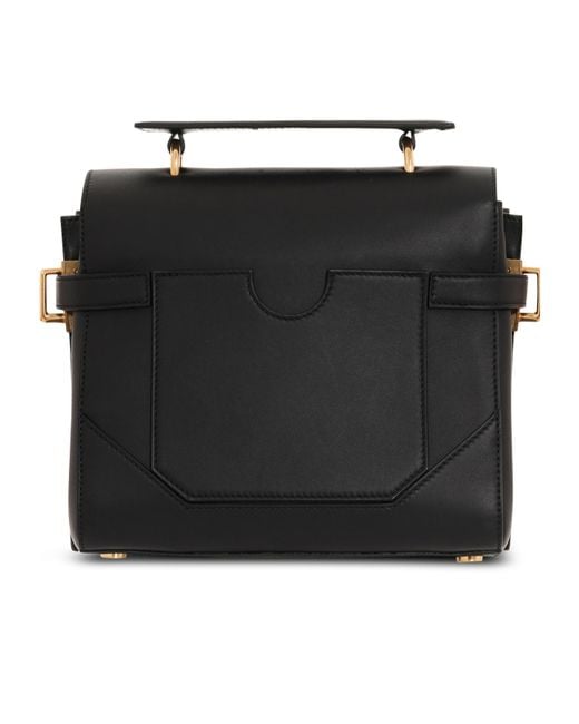 Balmain Black B-Buzz 23 Foldover Top Tote Bag