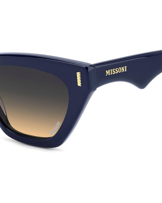 Missoni Blue Logo Detail Sunglasses