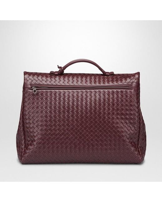 Bottega Veneta Purple Weave A Detail Handbag