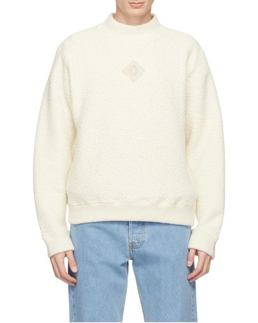 Casablanca White Logo-Patch Sweatshirt for men