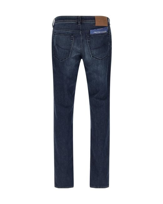 Jacob Cohen Blue Bard Slim-Fit Jeans for men