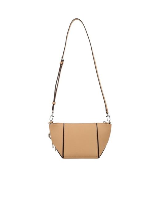 Michael Kors White Single-Shoulder Bag With Adjustable Strap