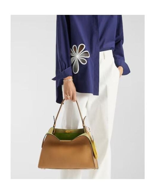 Fendi Orange Way Medium Tote Bag