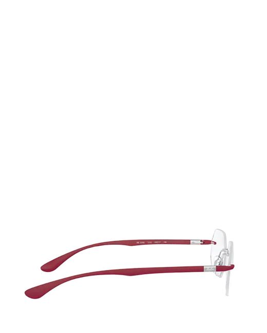 Ray-Ban White Rimless Transparent Glasses for men