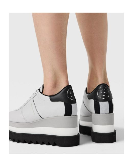 Stella McCartney White Sneakelyse Platform Trainers
