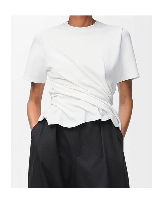 Loewe White Twisted Top