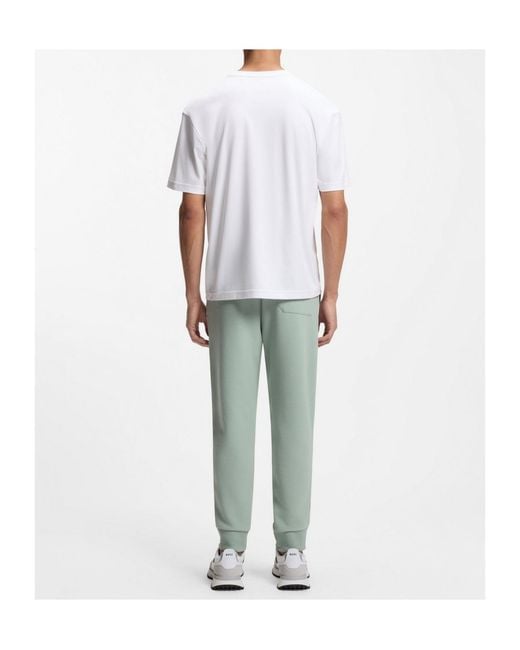 Boss White Pattern-Printed T-Shirt for men