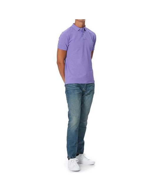 Polo Ralph Lauren Purple Pony Embroidered Short-Sleeved Polo Shirt for men