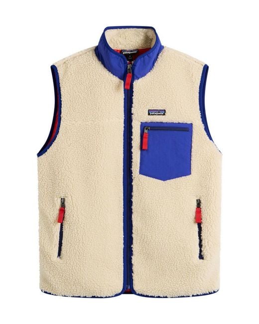 Patagonia Blue Sleeveless Vest for men