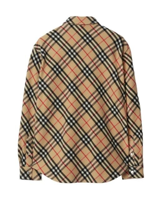 Burberry Multicolor Vintage Check Long Sleeved Shirt for men