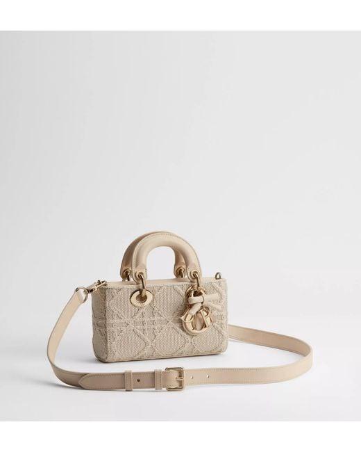 Dior Natural Mini Lady D-Joy Bag