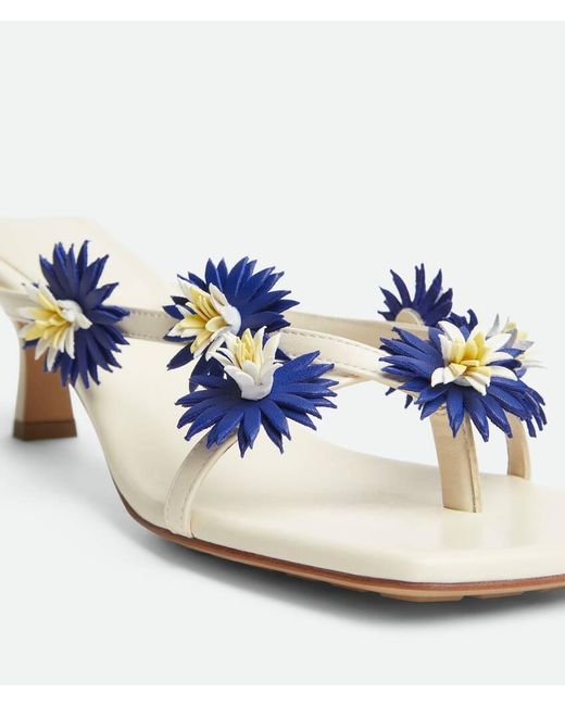 Bottega Veneta Blue Riva Thong Sandal