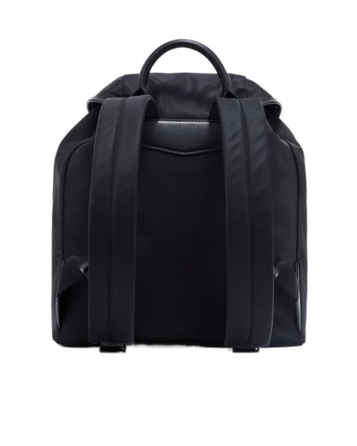 Emporio Armani Black Pocket Detailed Backpack for men