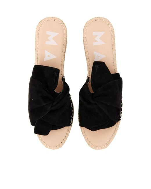Manebí Black Manebí Knot Detail Flat Shoes