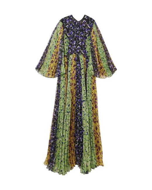 LaDoubleJ Green La Doublej Angel Pleated Maxi Dress