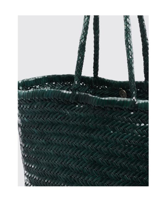 Dragon Diffusion Black Double-Handle Handbag