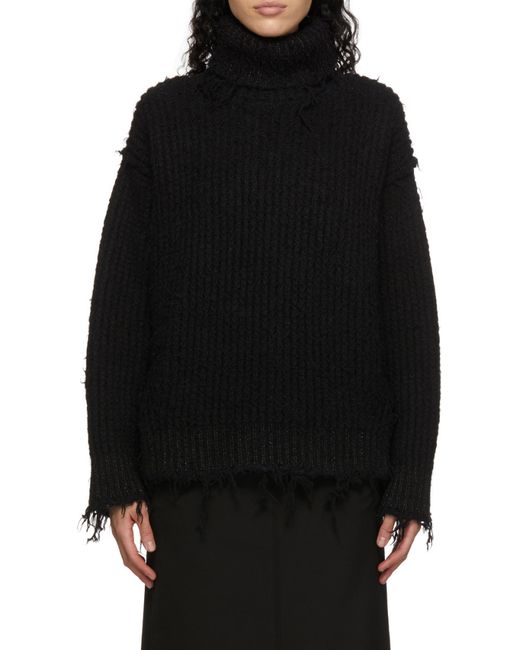 Moncler Black Knitted Pullover