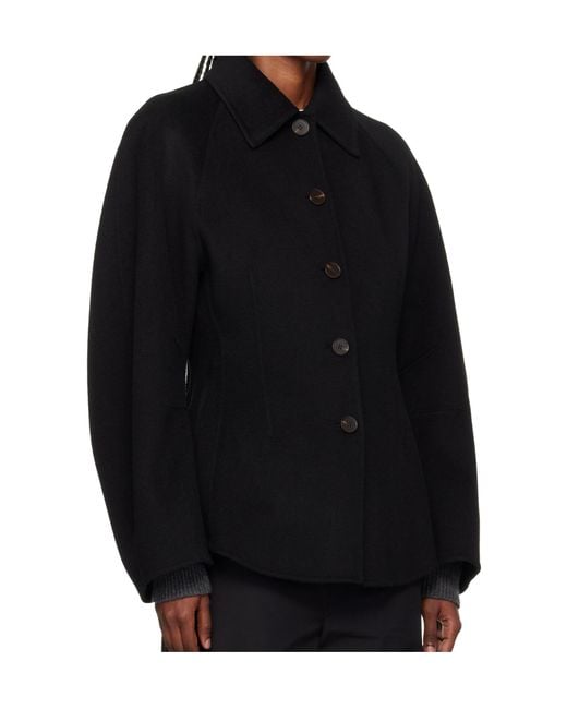 Rohe Black Long Sleeve Casual Jacket