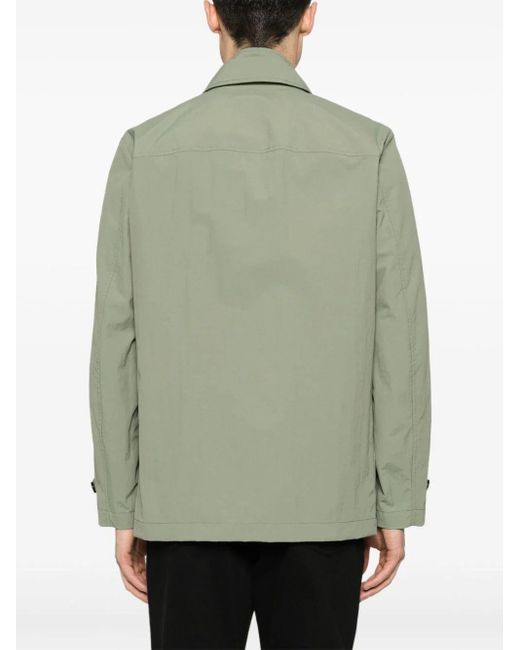 Fay Green Layered-Design Jacket for men