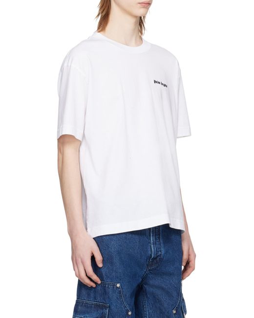 Palm Angels Black Pack Of Three Logo Embroidered Crewneck T-Shirt for men