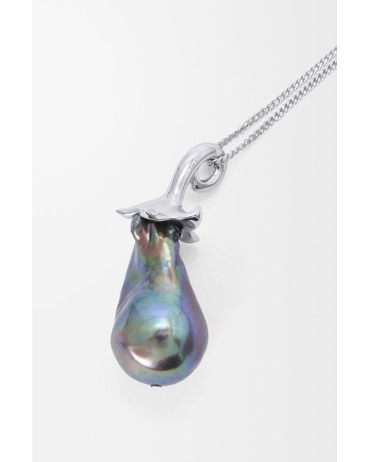 Loewe White Pendant Necklace