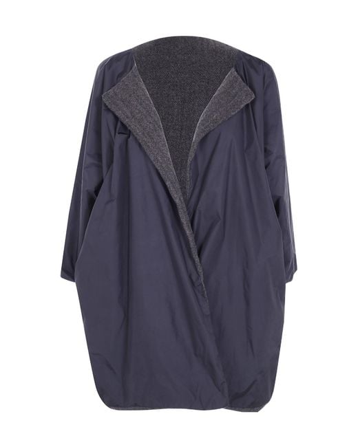 Daniela Gregis Blue 'Spezia' Washed Reversible Coat