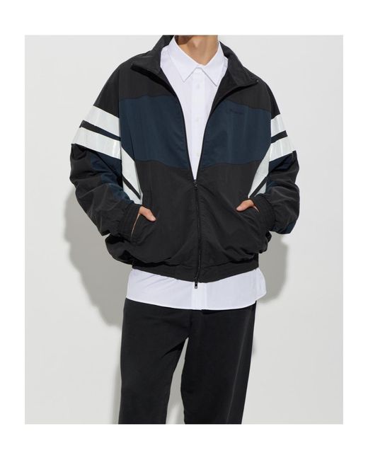 Vetements Blue Long-Sleeved Casual Jacket for men