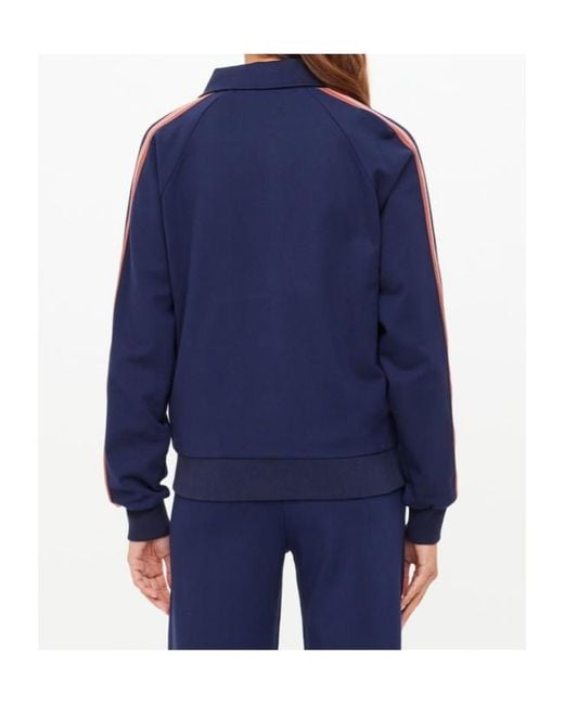 The Upside Blue Striped Logo Jacket
