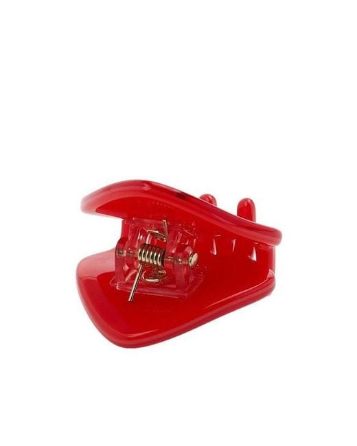 Etro Red Logo Hairpin