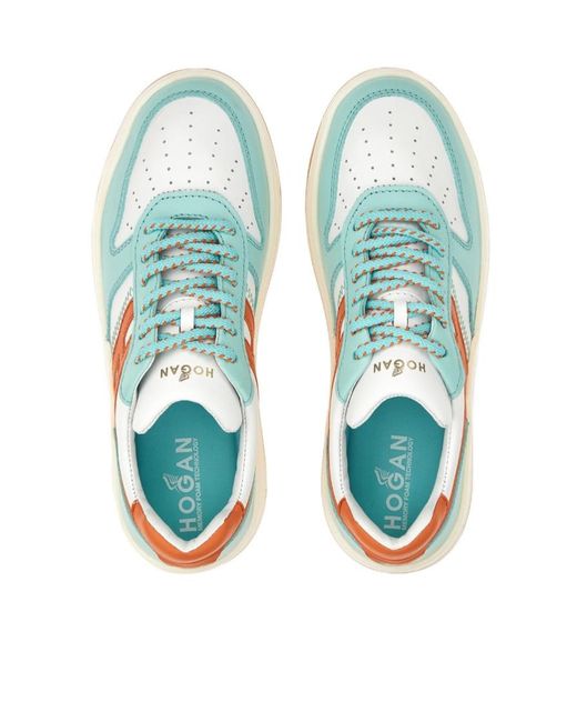 Hogan White H630 Low-Top Sneakers