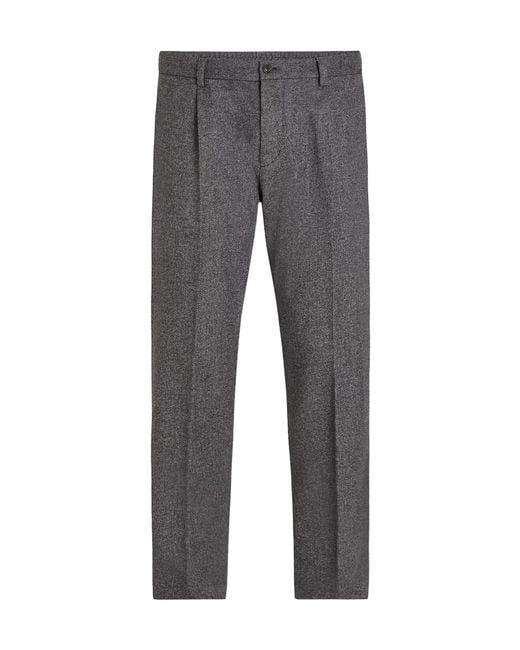 Tommy Hilfiger Gray Belt Loops Slacks for men