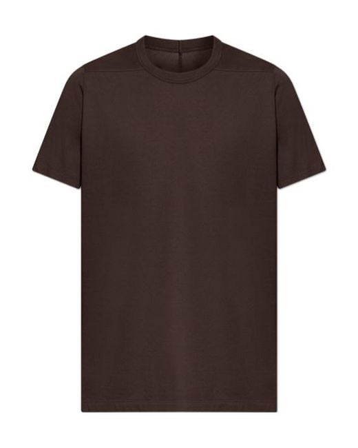 Rick Owens Brown Level T Crewneck T-Shirt for men