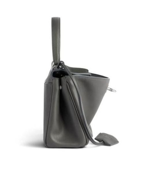 Balenciaga Black Twist-Lock Top Handle Bag