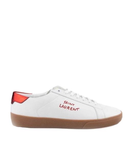 Saint Laurent White Court Classic Sl/06 Sneakers for men
