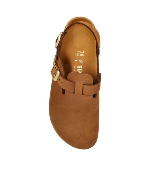 Birkenstock Brown Tokio Ii Buckled Clog Sandals