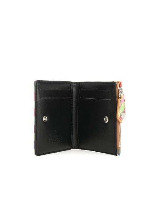 Vivienne Westwood Pink Slim Flap Card Holder