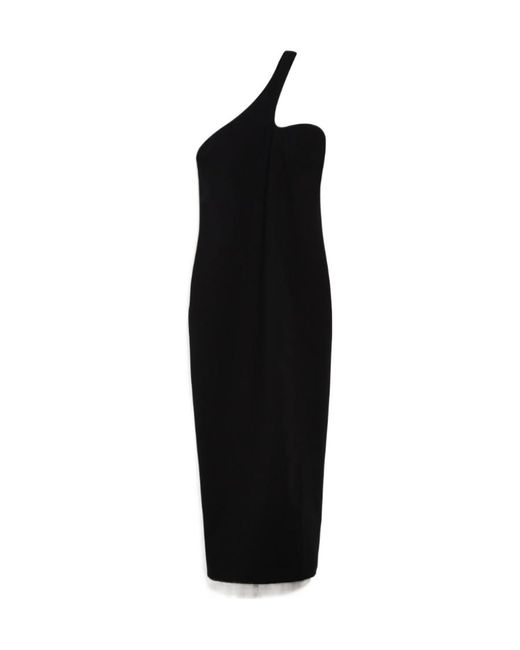 Sportmax Black A Bare-Back Dress