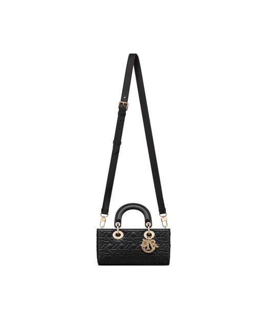 Dior Black Small Lady D-Joy Bag