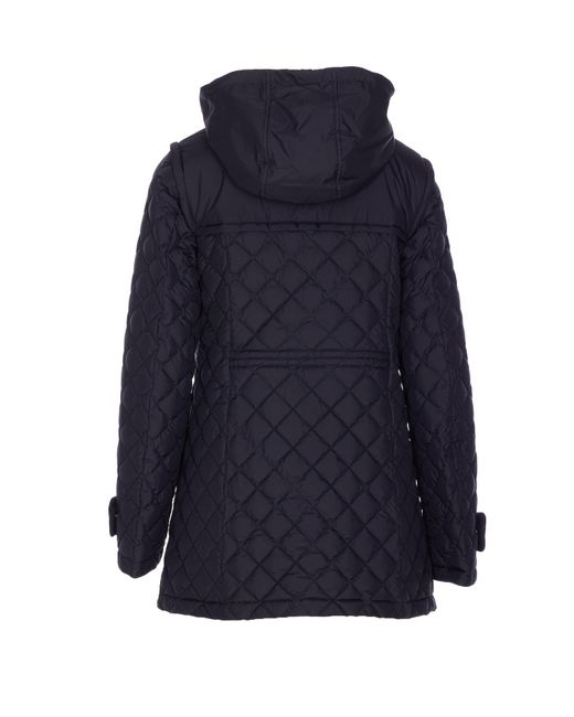 Moncler Blue Long Sleeve Down Jacket