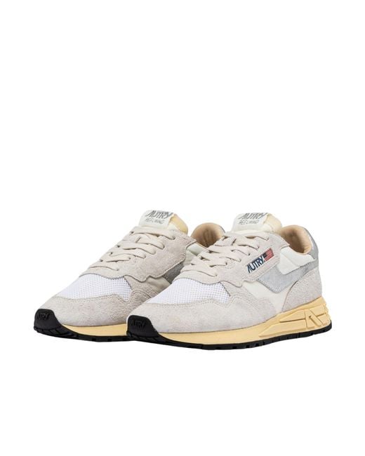 Autry White Reelwind Low Sneakers